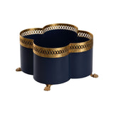 Tracery Cachepot - Navy Blue (SM)