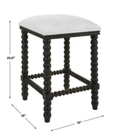 Pryce Counter Stool, Black