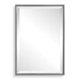 Sherise Vanity Mirror, Nickel - Kings Fine Art & Decor