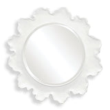 Sea Coral Round Mirror, White - Kings Fine Art & Decor