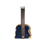 Blue Agate Bookend (Pr)