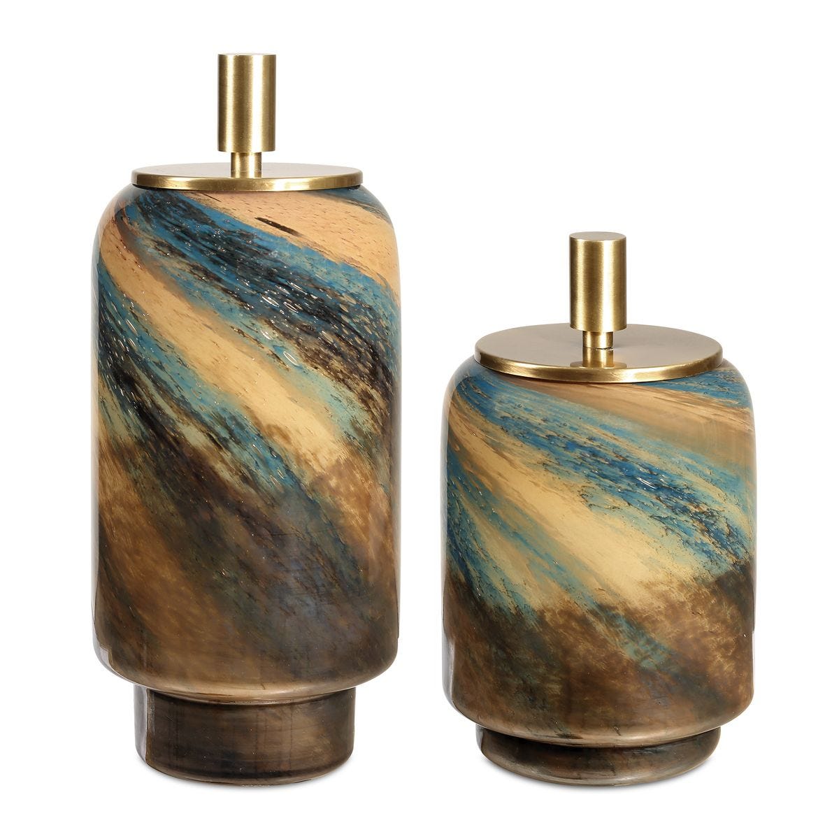 Celestial Tide Containers, S/2 - Kings Fine Art & Decor
