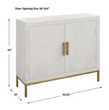 Front Range 2 Door Cabinet, White