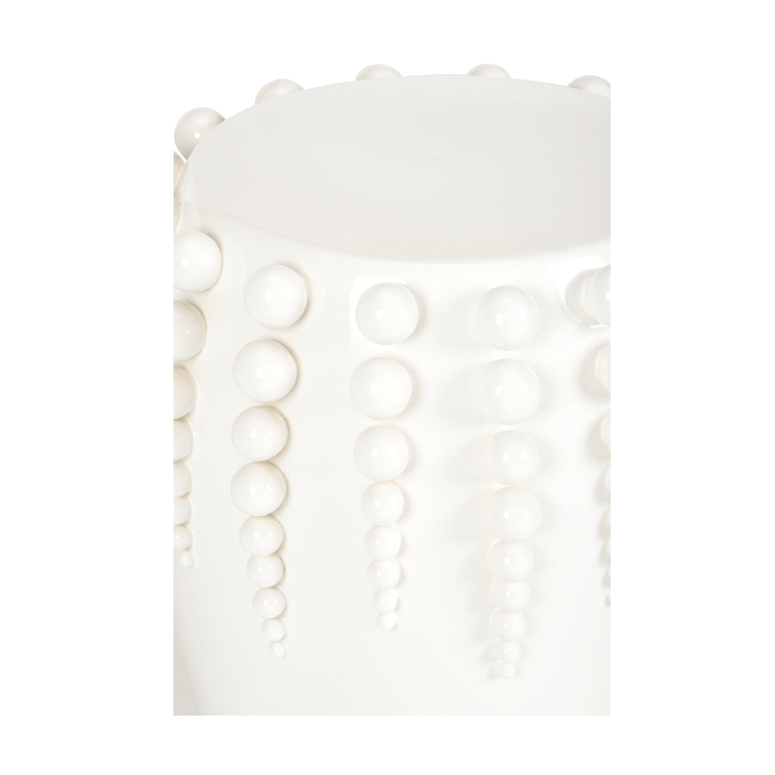 Sea Urchin Garden Seat - White