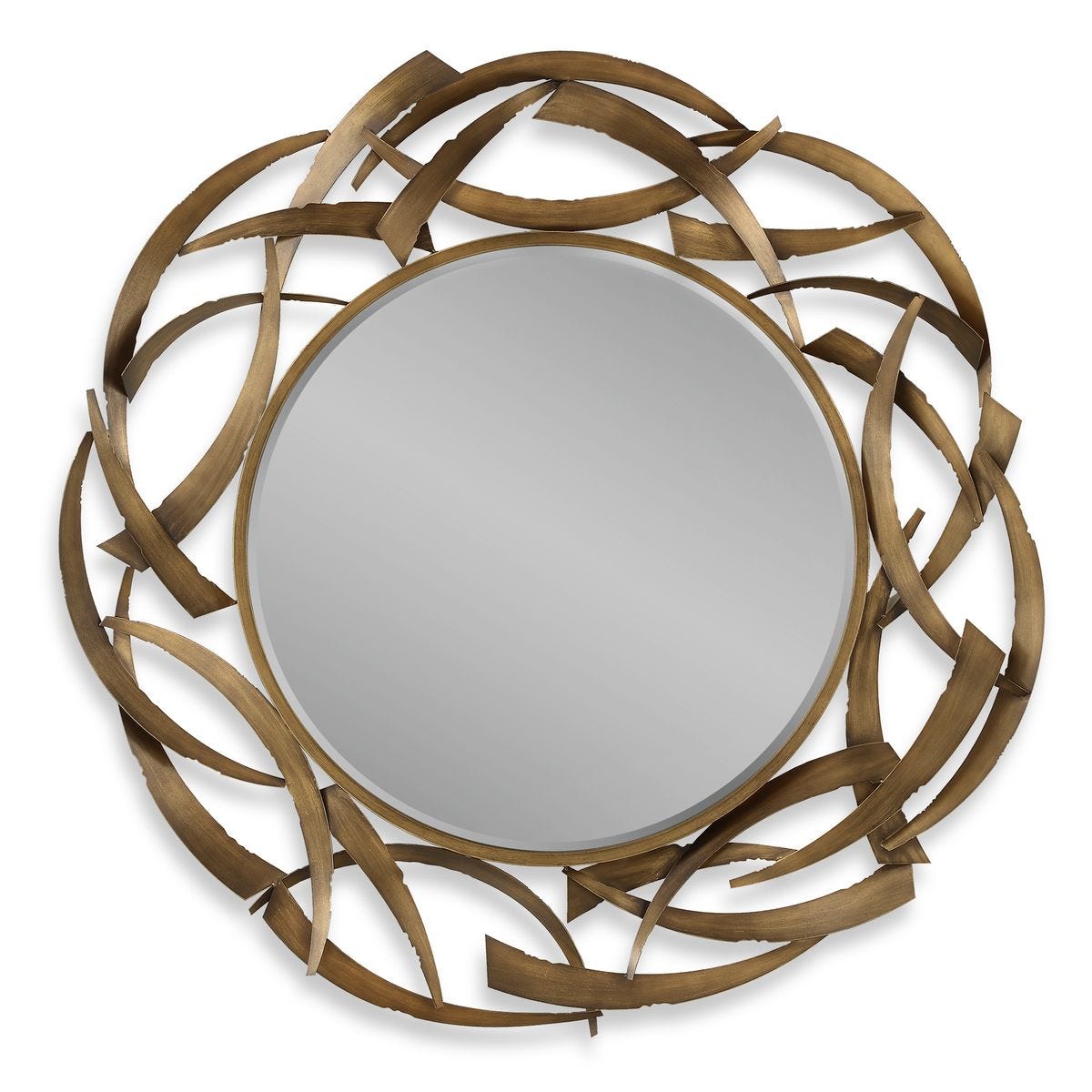 Cutting Edge Round Mirror - Kings Fine Art & Decor