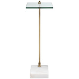 Butler Accent Table, White