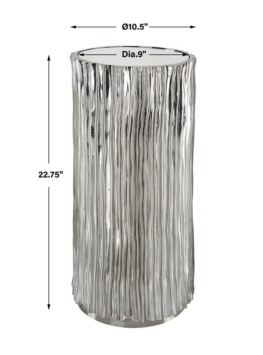 Echo Drink Table, Nickel