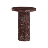 George Marble Side Table - Garnet