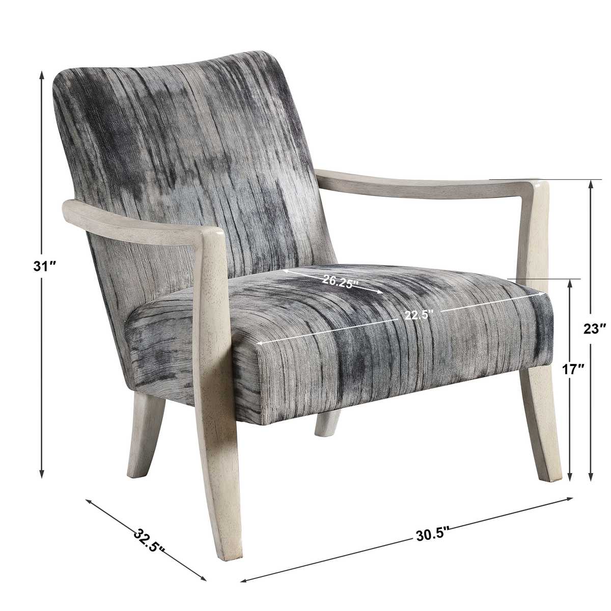 Watercolor Accent Chair