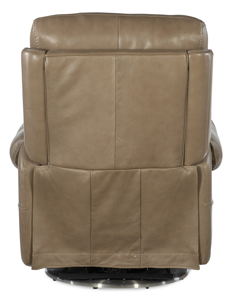 Hooker Furniture Sterling Swivel Power Recliner with Power Headrest RC600-PHSZ-080