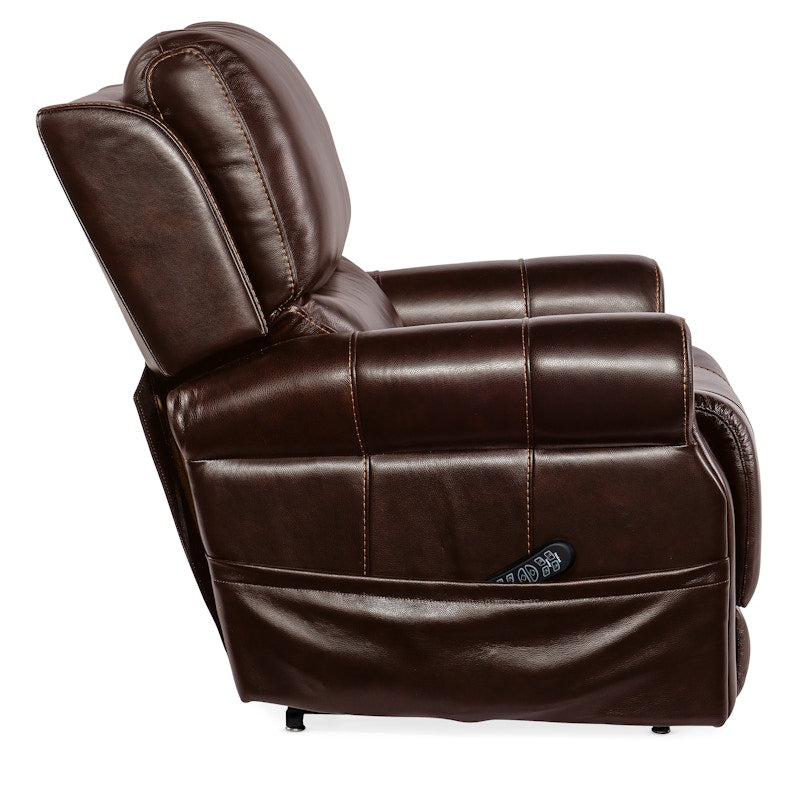 Hooker Furniture Eisley Power Recliner w/PH,Lumbar,and Lift RC602-PHLL4-089