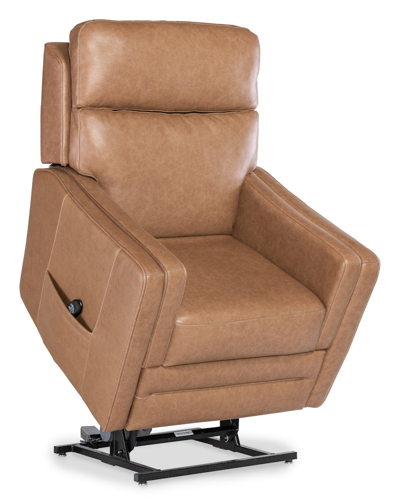 Hooker Furniture Thyme Power Recliner w/ PWR Headrest, Lumbar, and Lift RC605-PHLL4-080