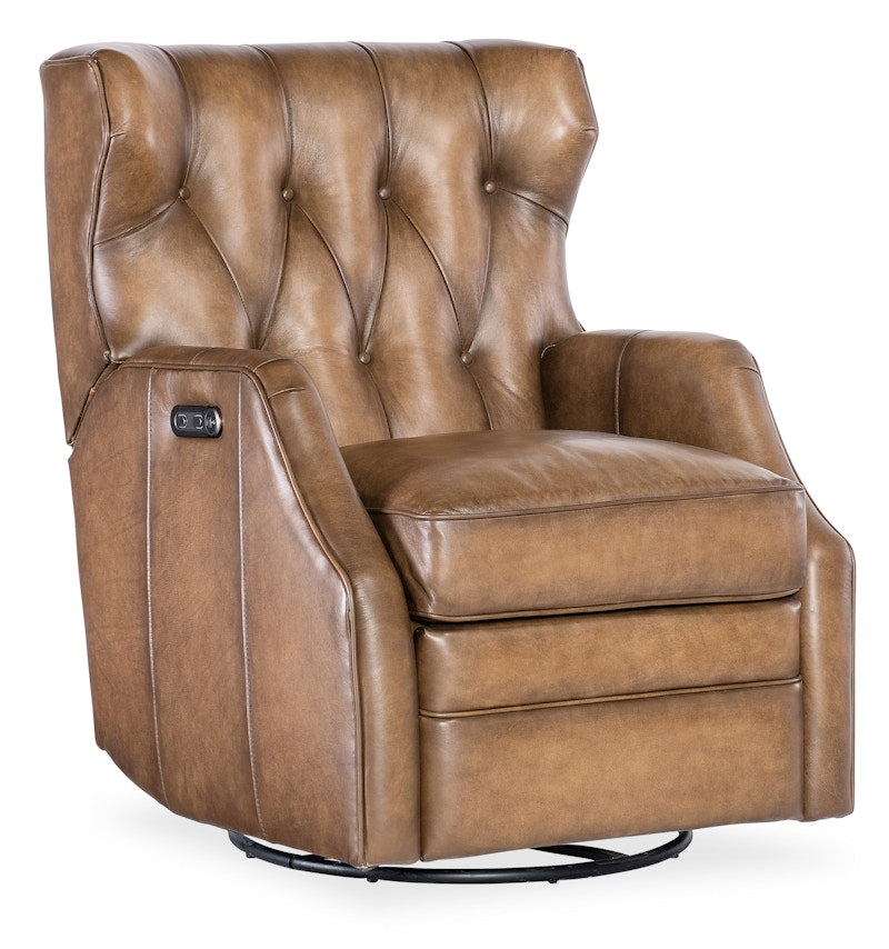 Hooker Furniture Henderson Power Swivel Glider Recliner RC806-PSWGL-078