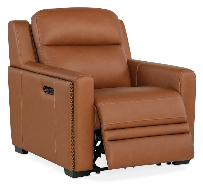 Hooker Furniture McKinley Power Recliner with Power Headrest & Lumbar SS105-PHL1-065