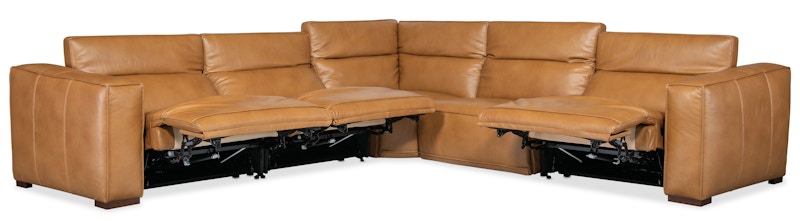 Hooker Furniture Fresco 5 Seat Sectional 4-PWR SS404-5PC4-080
