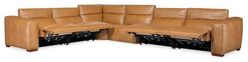 Hooker Furniture Fresco 6 Seat Sectional 4-PWR SS404-6PC4-080