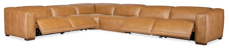 Hooker Furniture Fresco 6 Seat Sectional 4-PWR SS404-6PC4-080
