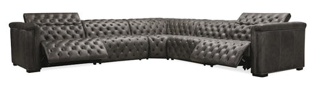 Hooker Furniture Savion Grandier 5 pc Sectional w/2 PWR Recline PWR Headrest SS434-G5PS-096