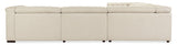 Hooker Furniture Savion Deux 5 Seat Sectional with Three Power Recliners and Six Power Headrests SS435-5PC3-414