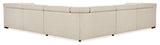 Hooker Furniture Savion Deux 5 Seat Sectional with Four Power Recliners and Six Power Headrests SS435-5PC4-414
