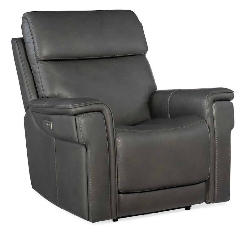 Hooker Furniture Lyra Zero Gravity Power Recliner with Power Headrest and Lumber SS608-PHZL1-093