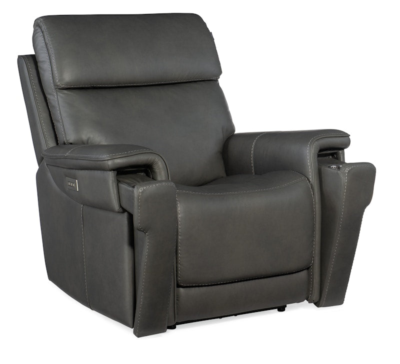 Hooker Furniture Lyra Zero Gravity Power Recliner with Power Headrest and Lumber SS608-PHZL1-093