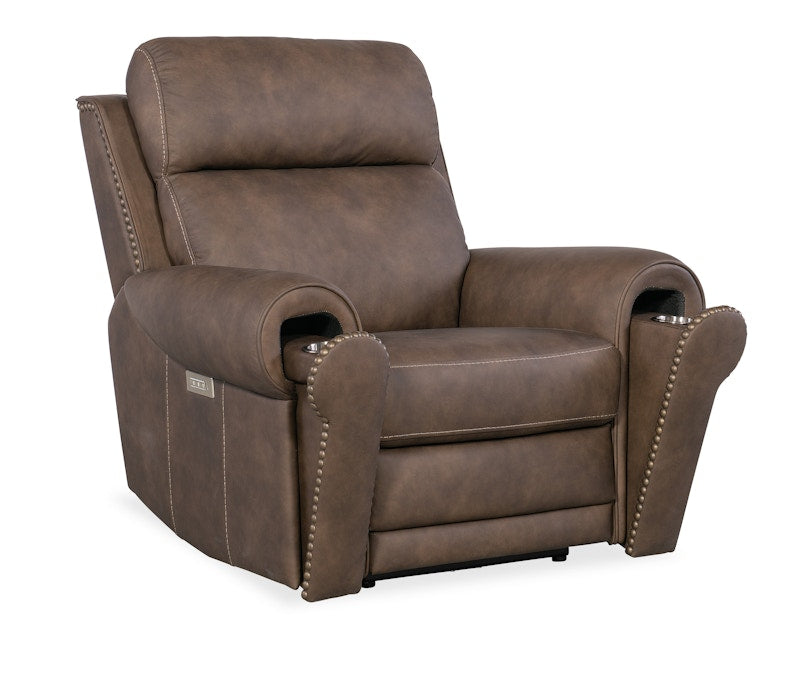 Hooker Furniture Duncan Power Recliner w/Power Headrest & Lumbar SS635-PHZL1-088
