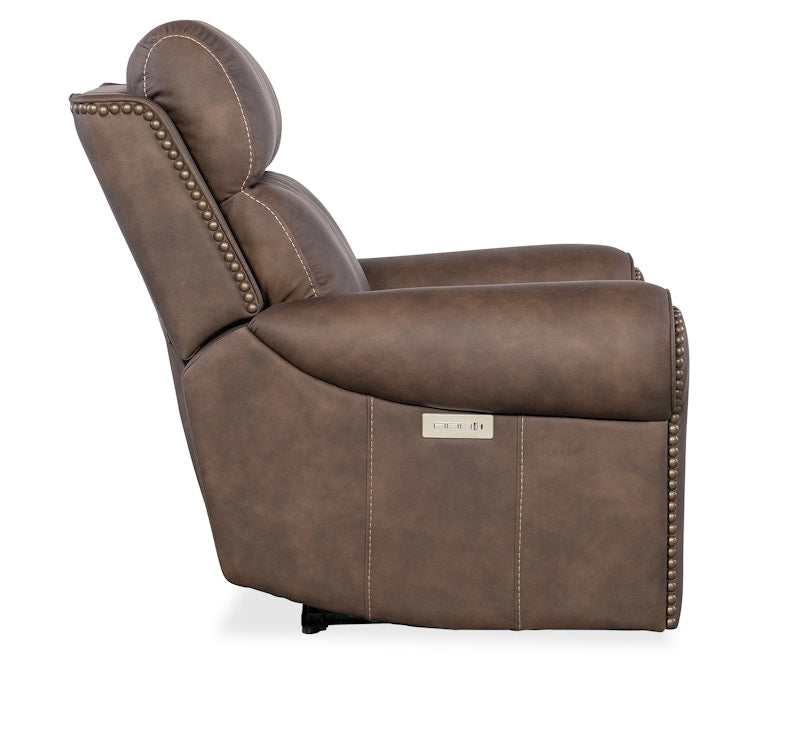 Hooker Furniture Duncan Power Recliner w/Power Headrest & Lumbar SS635-PHZL1-088