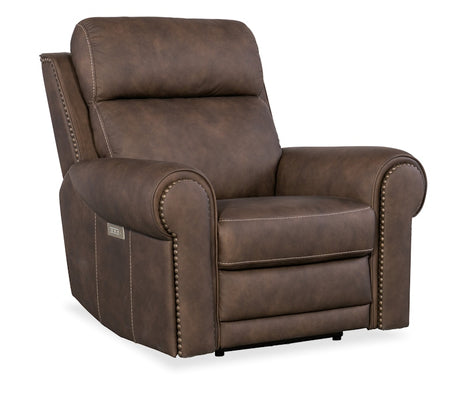 Hooker Furniture Duncan Power Recliner w/Power Headrest & Lumbar SS635-PHZL1-088