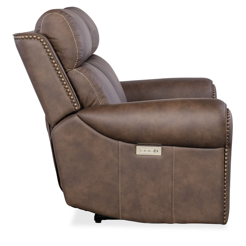 Hooker Furniture Duncan Power Loveseat w/Power Headrest & Lumbar SS635-PHZL2-088