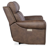 Hooker Furniture Duncan Power Loveseat w/Power Headrest & Lumbar SS635-PHZL2-088