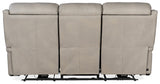 Hooker Furniture Rhea Zero Gravity Power Recline Sofa with Power Headrest SS703-PHZ3-091
