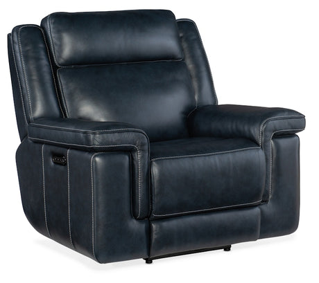 Hooker Furniture Montel Lay Flat Power Recliner with Power Headrest & Lumbar SS705-PHL1-047