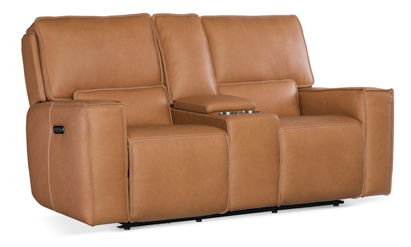 Hooker Furniture Miles Zero Gravity PWR Console Loveseat w/PWR Headrest SS727-PHZC2-084
