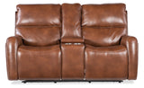 Hooker Furniture Crosby Zero Gravity Power Console Loveseat with Power Headrest and Lumbar SS741-PHZL2C-080