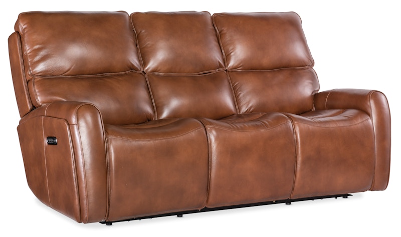 Hooker Furniture Crosby Zero Gravity Power Sofa with Power Headrest and Lumbar SS741-PHZL3-080
