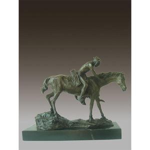 BZ722401 BZ722401 Bronze Indian on Horseback