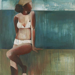 BATHING BEAUTY by Terri Burris, Item#CG001019C, Matte Canvas, Art, Giclée on Canvas, Square, Large