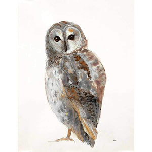 OWL I ALT V2 by Patti Mann, Item#CG001188C, Matte Canvas, Art, Giclée on Canvas, Vertical, Small
