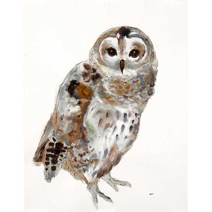 OWL II ALT V2 by Patti Mann, Item#CG001190C, Matte Canvas, Art, Giclée on Canvas, Vertical, Small