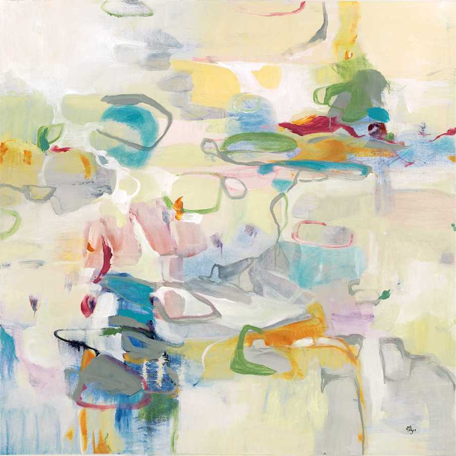 SUMMER DAYDREAM I by Lisa Ridgers, Item#CG001225P, Matte Paper, Art, Giclée on Paper, Square, Large