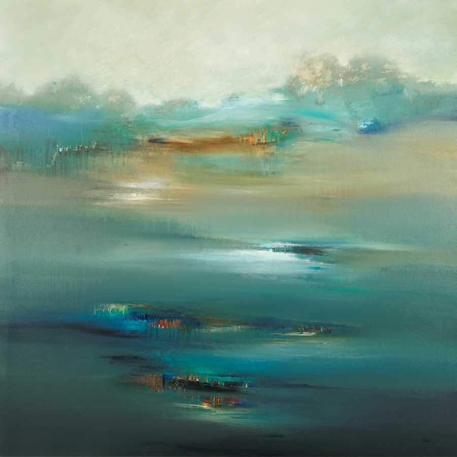 INTO THE BLUE II by Lisa Ridgers, Item#CG001239P, Matte Paper, Art, Giclée on Paper, Square, Large