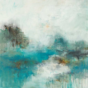 WATER VIEW by Lisa Ridgers, Item#CG001245C, Matte Canvas, Art, Giclée on Canvas, Square, Large