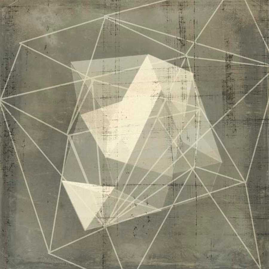 GEOMOLECULE BLUEPRINT I by Jennifer Goldberger , Item#CG001285P, Matte Paper, Art, Giclée on Paper, Square, Small