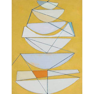 ABSTRACT SAILS III by Rob Delamater, Item#CG001316P, Matte Paper, Art, Giclée on Paper, Vertical, Small