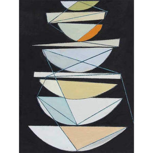 ABSTRACT SAILS IV by Rob Delamater, Item#CG001317P, Matte Paper, Art, Giclée on Paper, Vertical, Small