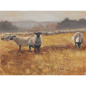 GRAZING AT SUNSET I by Ethan Harper, Item#CG001353C, Matte Canvas, Art, Giclée on Canvas, Horizontal, Small