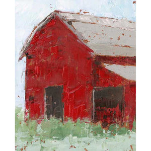 BIG RED BARN II by Ethan Harper , Item#CG001931C, Matte Canvas, Art, Giclée on Canvas, Vertical, Small