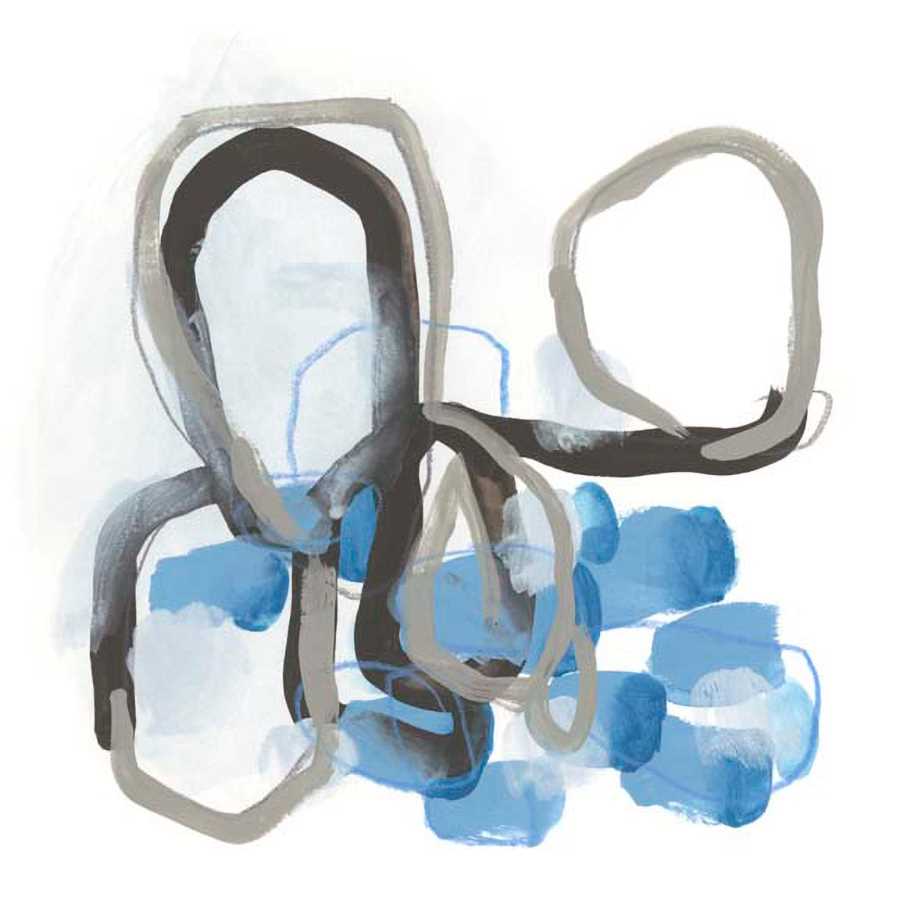 PENDULUM OVERLAP III by June Erica Vess , Item#CG002055C, Matte Canvas, Art, Giclée on Canvas, Square, Small