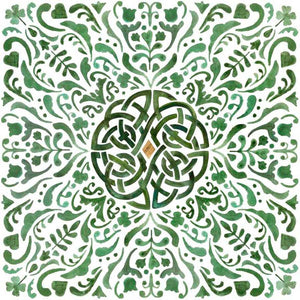 CELTIC KNOT II by Victoria Borges , Item#CG002072C, Matte Canvas, Art, Giclée on Canvas, Square, Small